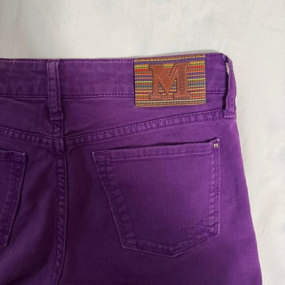 missoni purple skinny jeans y2k retro colorful denim - Picture 7 of 7